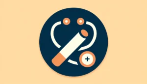 illustration showing the concept of tobacco use among tuberculosis patients in a healthcare setting in benin and burkina